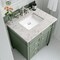 James Martin Vanities Brittany 30in Single Vanity, Smokey Celadon w/ 3 CM Eternal Jasmine Pearl Top 650-V30-SC-3EJP - alternate 5
